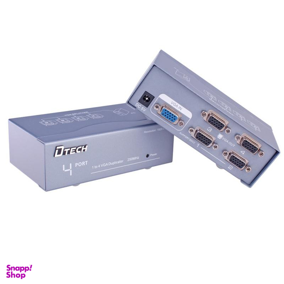 اسپلیتر VGA چهار پورت دیتک (Dtech) مدل DT 7254