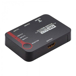 سوییچ 3 پورت HDMI با قابلیت 3D و رزولوشن 4Kx2K با ریموت کنترل لایمستون ( LimeStOne)