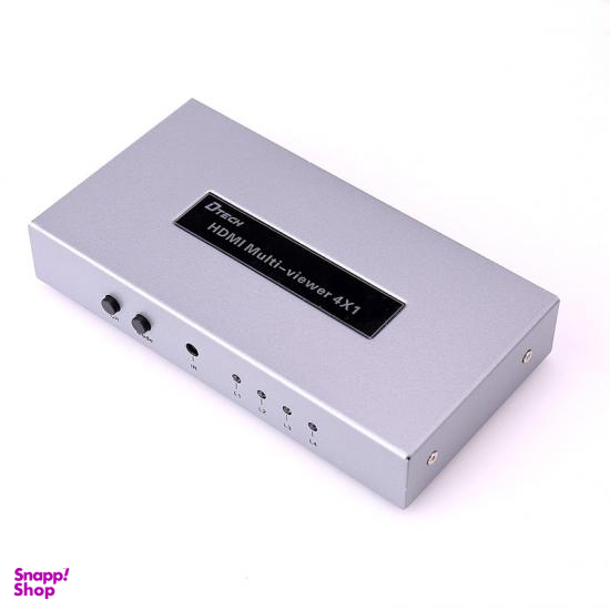 سوییچ چند منظوره HDMI دیتک (Dtech) مدل 1*4 Dtech DT 7056A HDMI 4X1 Quad Multi Viewer Switch er