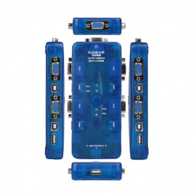 سوییچ کی وی ام (KVM) اتوماتیک چهار پورت USB مدل FJ 104UK