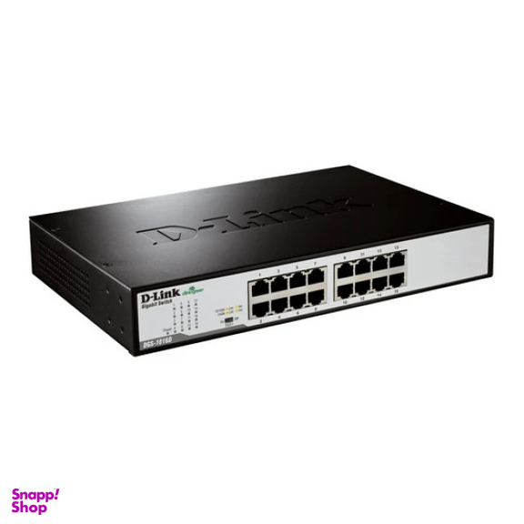 سوییچ 16 پورت گیگابیت دی لینک (D Link) مدل DGS 1016D