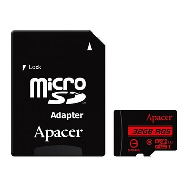 کارت حافظه MicroSDHC اپیسر (Apacer) کلاس 10 استاندارد UHS I U1 سرعت 85MBps ظرفیت 32GB