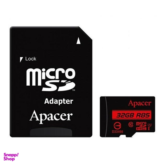 کارت حافظه MicroSDHC اپیسر (Apacer) کلاس 10 استاندارد UHS I U1 سرعت 85MBps ظرفیت 32GB