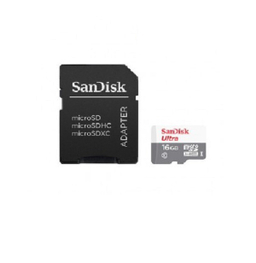 کارت حافظه MicroSDHC سن دیسک (Sandisk) مدل Ultra A1 ظرفیت 16GB همراه آداپتور SD