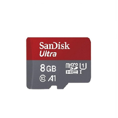 کارت حافظه MicroSDXC سن دیسک (Sandisk) مدل Ultra A1 کلاس 10 استاندارد UHS I سرعت 80MBps ظرفیت 8GB