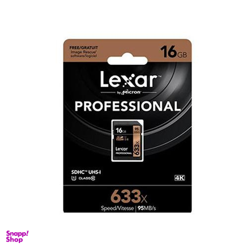 کارت حافظه لکسار (Lexar) مدل Lexar 16GB Professional SDHC UHS I U1 95MB/s
