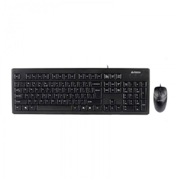 کیبورد و ماوس با سیم ای فورتک (A 4 Tech) مدل KR 8372 با حروف فارسی