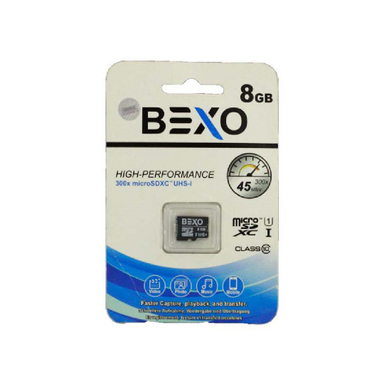 مموری میکرو 8 گیگ بکسو (Bexo) کلاس 10 استاندارد UHSI U1