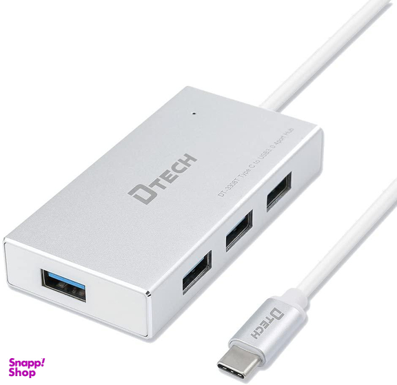 هاب 4 پورت typec به USB3 دیتک (Dtech) مدل DT 3308T
