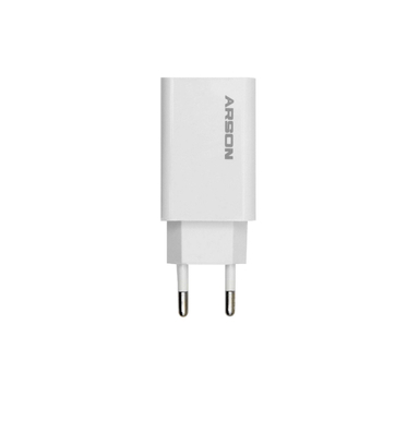 شارژر دیواری آرسون (Arson) مدل An-17 به همراه کابل تبدیل Lightning