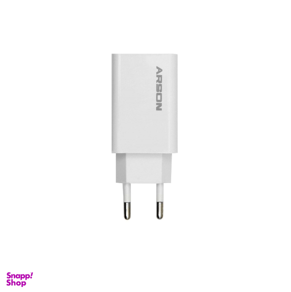 شارژر دیواری آرسون (Arson) مدل An-17 به همراه کابل تبدیل Lightning