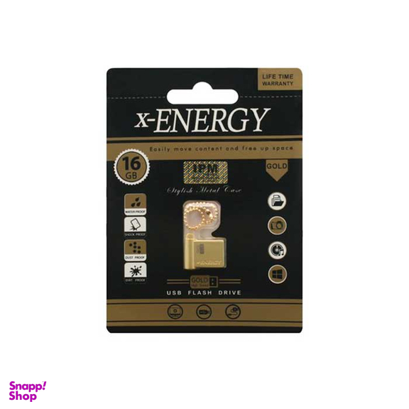 فلش مموری ایکس-انرژی (X-Energy) مدل USB2.0 Gold ظرفیت 16GB