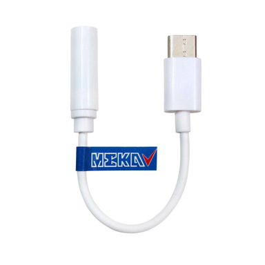 کابل تبدیل USB-C به جک هدفون 3.5mm مکا (Meka) مدل mc22 به طول 12cm
