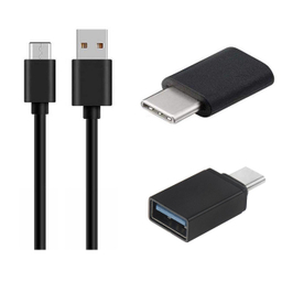 کابل تبدیل USB به USB-C مکا (Meka) مدل Mcu49 به همراه مبدل Otg USB-C و مبدل Micro USB