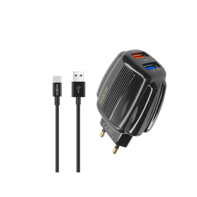 شارژر دیواری موکسوم (Moxom) مدل Mx-Hc44 به همراه کابل Micro USB