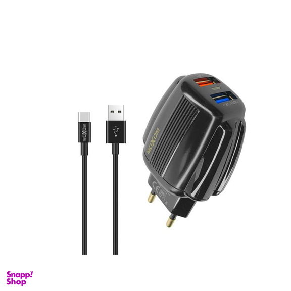 شارژر دیواری موکسوم (Moxom) مدل Mx-Hc44 به همراه کابل Micro USB