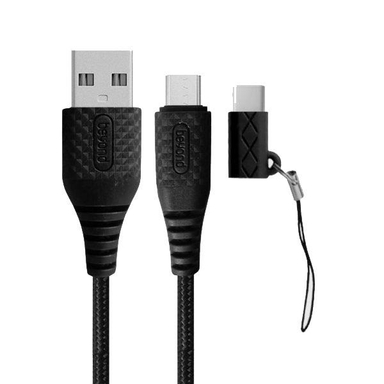 کابل تبدیل USB به Micro USB/USB-C بیاند (Beyond) مدل Ba-305 به طول 1m