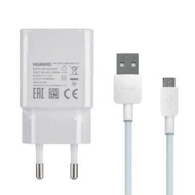 شارژر دیواری هوآوی (Huawei) مدل Hw-059200Ehq به همراه کابل تبدیل Micro USB کد 1026