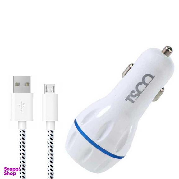 شارژر فندکی تسکو (Tsco) مدل Tcg 28 به همراه کابل تبدیل Micro USB