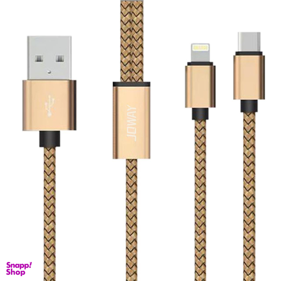 کابل تبدیل USB به Lightning/Micro USB جووی (Joway) مدل Li96 به طول 1m