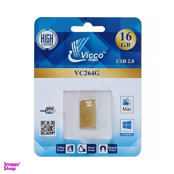 فلش مموری ویکومن (Viccoman) مدل VC264 USB2.0 ظرفیت 16GB