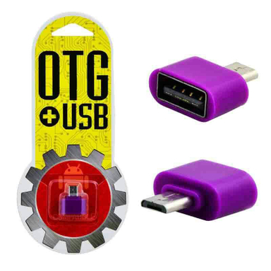 تبدیل OTG Micro USB پلاستیکی پک دار
