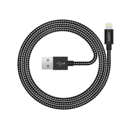 کابل و مبدل آکی (Aukey) مدل lightning to USB cable پارچه ای cb d16