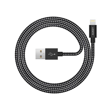 کابل و مبدل آکی (Aukey) مدل lightning to USB cable پارچه ای cb d16