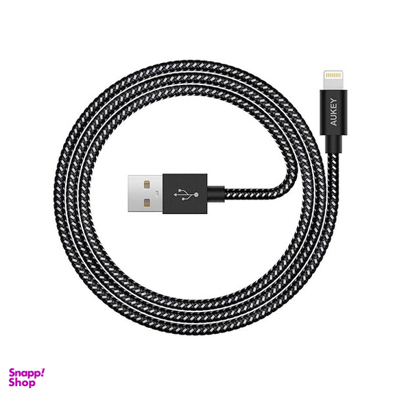 کابل و مبدل آکی (Aukey) مدل lightning to USB cable پارچه ای cb d16