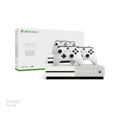 کنسول بازی مایکروسافت (Microsoft) مدل Xbox One S ظرفیت 1TB به همراه 2 دسته فابریک (گارانتی و نصب بازی)