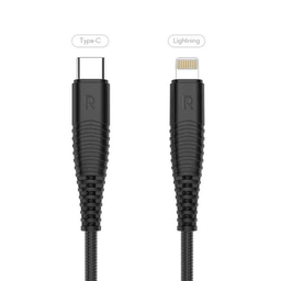 کابل شارژ کنفی راوپاور مدل USB c to lightning طول 1m