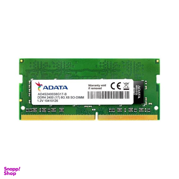 رم لپ تاپ DDR4 تک کاناله (2400) 2666 مگاهرتز ای دیتا (A Data) مدل AD4S266638G19 R حجم 8GB