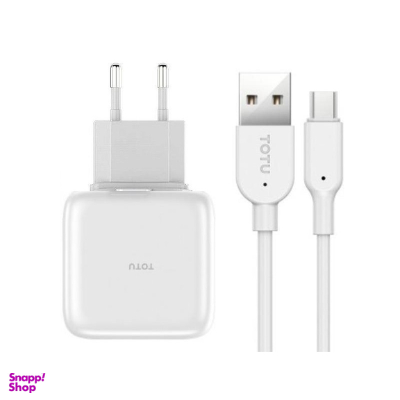 شارژر دیواری توتو (Totu) مدل GTZAC09 با کابل Micro USB دو پورت 1m