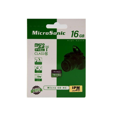 کارت حافظه MicroSDHC میکروسونیک (Microsonic) مدل U1 ظرفیت 16GB