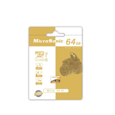 کارت حافظه MicroSDXC میکروسونیک (Microsonic) مدل U3 ظرفیت 64GB