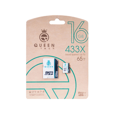 کارت حافظه کویین تک (Queen Tech) مدل ELite 16GB با چاپ رنگی