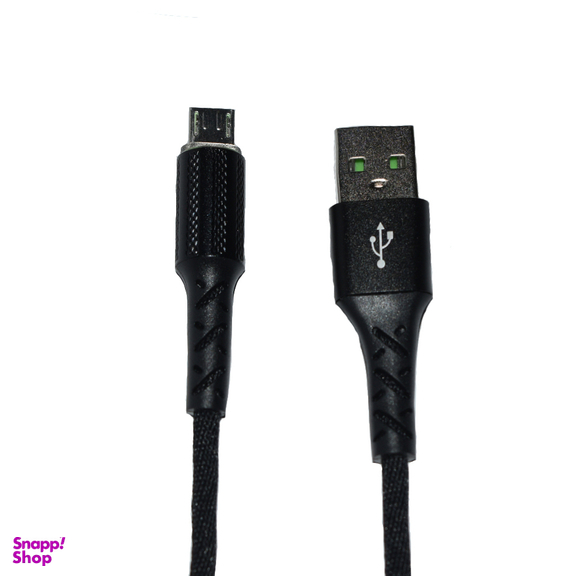 کابل شارژ سریع مدل لایتینگ چراغ دار Micro طول 1m