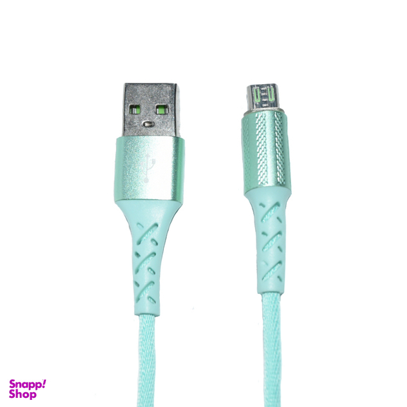 کابل شارژ سریع مدل لایتینگ چراغ دار Micro طول 1m