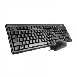 کیبورد و ماوس با سیم ای فورتک (A 4 Tech) مدل KR 8372 با حروف فارسی