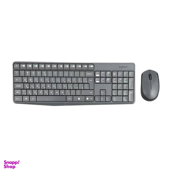 کیبورد و ماوس بی سیم لاجیتک (Logitech) مدل MK235 با حروف فارسی