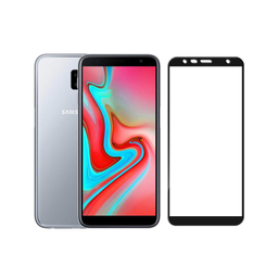 گلس فول کاور مناسب برای گوشی مدل Galaxy J6 Plus سامسونگ (Samsung) رنگ مشکی