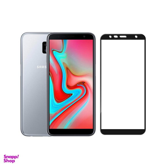گلس فول کاور مناسب برای گوشی مدل Galaxy J6 Plus سامسونگ (Samsung) رنگ مشکی