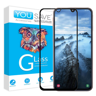 گلس تمام صفحه یوسیو (You Save) مناسب موبایل Galaxy A40