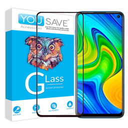 گلس تمام صفحه یوسیو (You Save) مناسب موبایل شیایومی Redmi Note 9