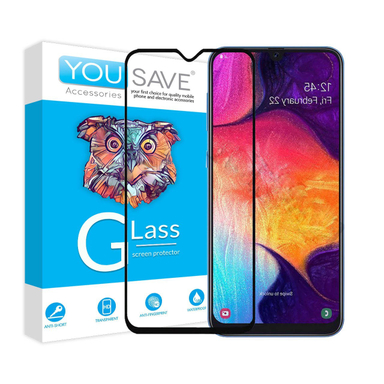 گلس تمام صفحه یوسیو (You Save) مناسب موبایل Galaxy A20s سامسونگ