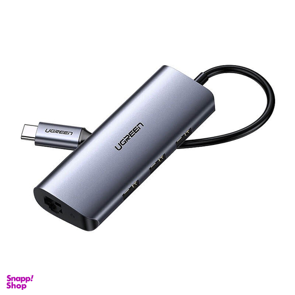 هاب 3 پورت Type C به USB 3.0 با پورت LAN یوگرین مدل CM252