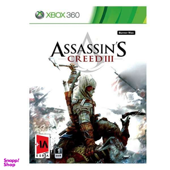 بازی assassin's creed 3 مخصوص ایکس باکس 360