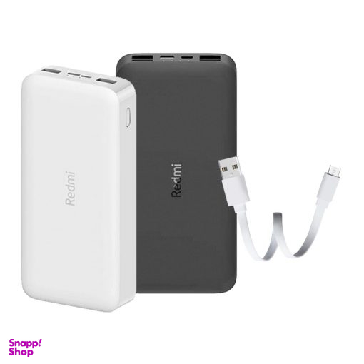 پاور بانک شیائومی مدل Redmi 10000 به همراه کابل micro USB (اوپن باکس)