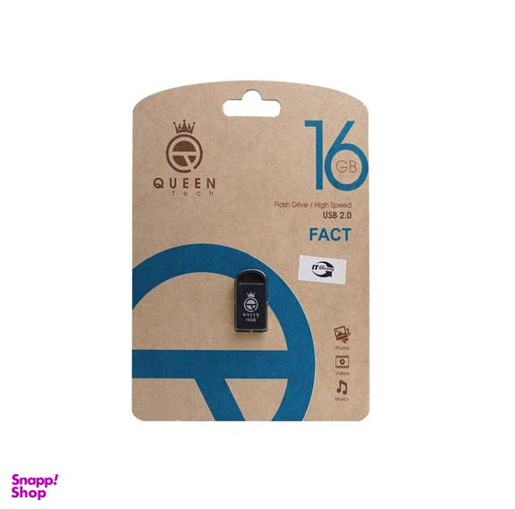 فلش مموری کویین تک (Queen Tech) مدل Fact ظرفیت 16 گیگا بایت