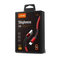 کابل شارژ لایتنینگ الدینیو (Ldnio) مدل LS63 طول 1 متر